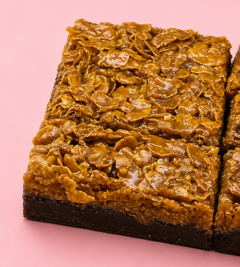 Caramel Cornflake Brownie