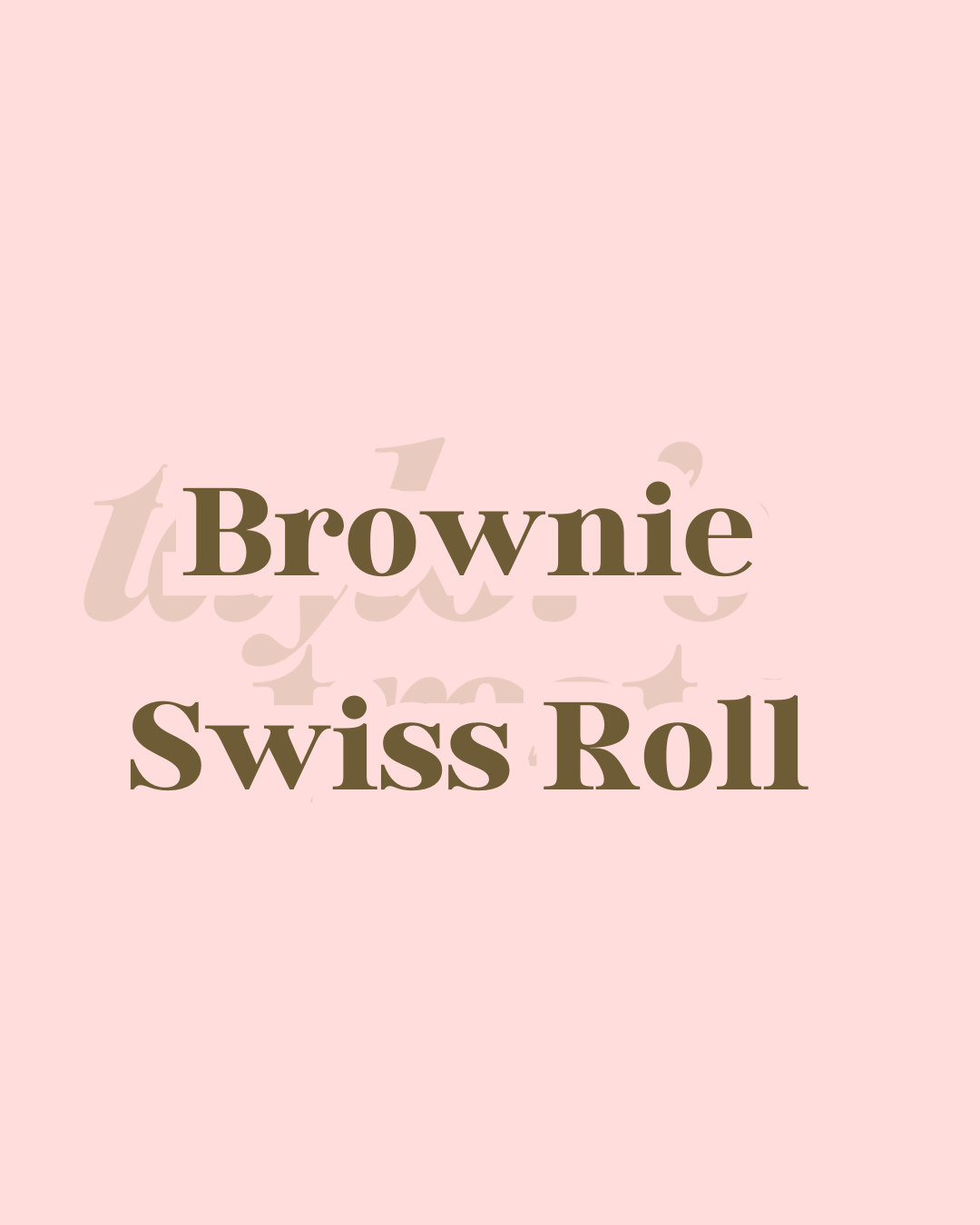 Creme Egg Brownie Swiss Roll
