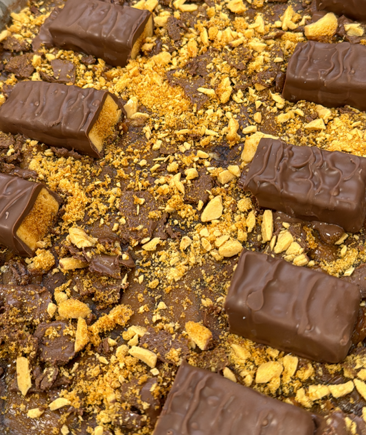 Caramel Crunchie Brownie