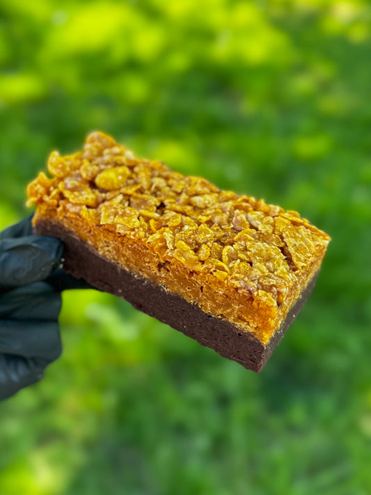 Caramel Cornflake Brownie